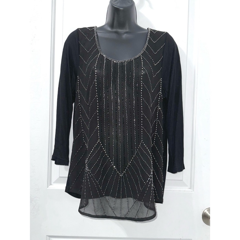 BKE boutique beaded top